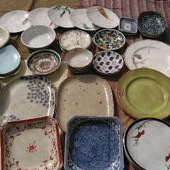中古　陶器製皿