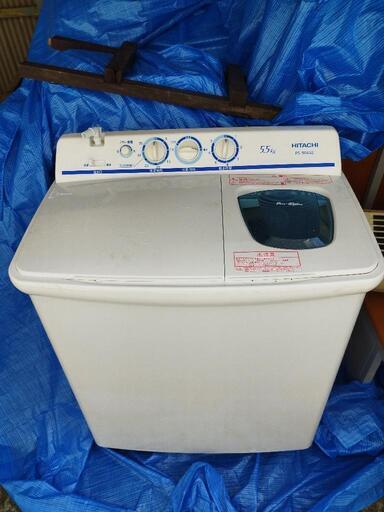 日立二層式洗濯機5.5キロ PS-55AS2-