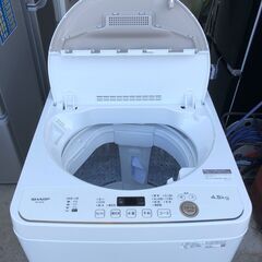 【動作保証あり】SHARP シャープ 2020年 ES-GE4E 4.5kg 洗濯機【管理KRS568】