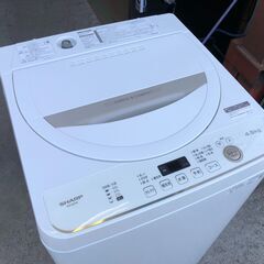 【動作保証あり】SHARP シャープ 2020年 ES-GE4E 4.5kg 洗濯機【管理KRS568】