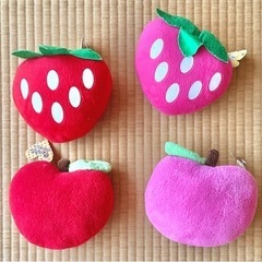 ぬいぐるみ（いちご🍓・りんご🍎）セット