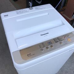 動作保証あり】Panasonic 2017年 NA-F60B10 6.0kg 洗濯機【管理KRS570】