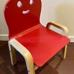 木こり椅子　赤