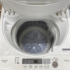 SHARPの全自動洗濯機2019年製ES-G4E6です。【トレファク東大阪店】