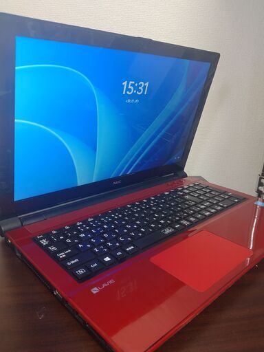 NEC　2017年7月モデル高速SSD搭載　メモリ4G CD/DVD/読み書き　大画面15.6インチ　薄型軽量モデル　USB3.0 Wifi対応 カメラ内蔵