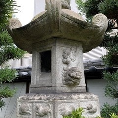 灯籠 石灯籠 引き取り限定 干支 ①