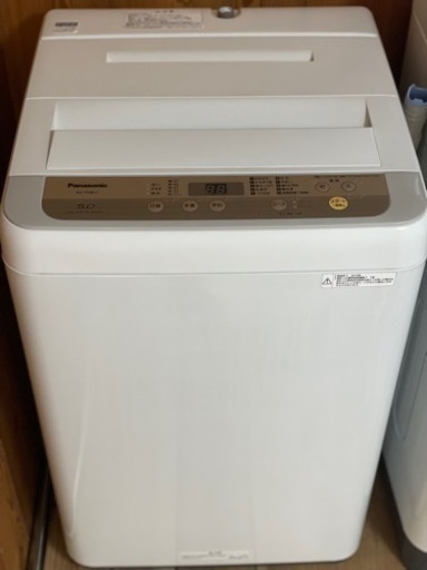 送料・設置込み　洗濯機　5kg Panasonic 2019年