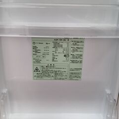 ☆ジモティ割あり☆ AQUA 冷蔵庫 126L 19年製 動作確認／クリーニング