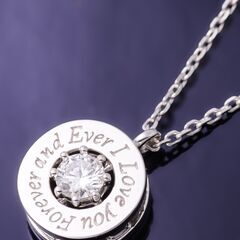 K18WG ダイヤモンド ネックレス 品番n21-457