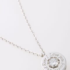 K18WG ダイヤモンド ネックレス 品番n21-457