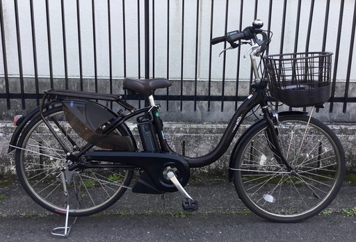 ＜安心快速・整備済み＞◉美品車・ヤマハ電動アシスト自転車24インチ・ブラウン PAS・WITH 内装3段変速　お手入れ済みで綺麗ですぐ乗れます！