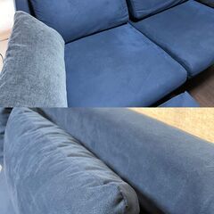 NOYES（ノイエス）ソファ　オットマン付き　中古品