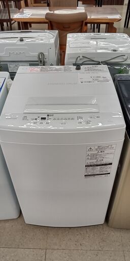 ★ジモティ割あり★ TOSHIBA 洗濯機 4.5kg 18年製 動作確認／クリーニング済み TJ379
