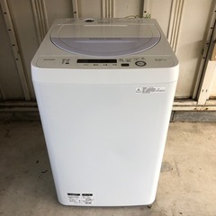 ◎SHARP　シャープ　全自動洗濯機　5.5kg　ES-GE5A...