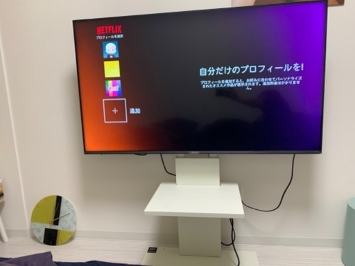 ハイセンス50インチTV＋壁掛け風TVボード