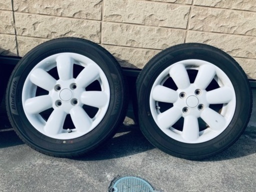 ホイール付き！中古の夏タイヤ！155／165R14 75S 現状渡し！ 【公式 