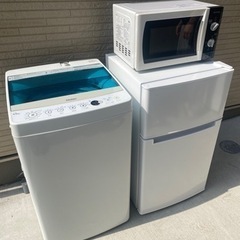 配送設置可能‼️お任せ3点セット✨洗濯機✨冷蔵庫✨電子レンジ✨