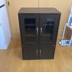 【無料】食器棚差し上げます。