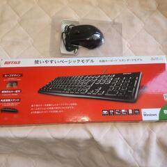 未使用品 有線 (USB接続) キーボード BSKBU100 有...