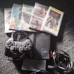 Play station2 よくできたリモコンとメモリーカードが1つ付いています