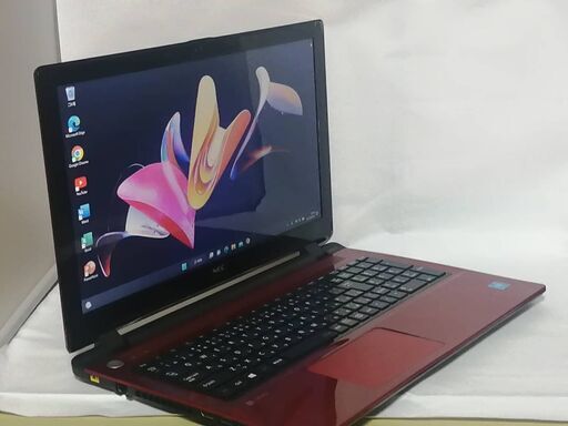 NECLavieNS150C赤美品薄型SSDWIN11Office2021