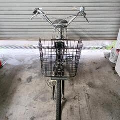 自転車中古 POGGIALI 外装6段変速 カゴリアキャリア付き 鍵新品 タイヤ