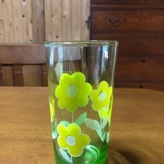 昭和レトロ　ガラスコップ　5個セット ２種類