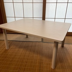 ニトリ　白テーブル