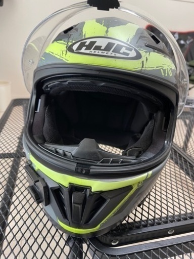 HJCインナーバイザー付きフルフェイスヘルメットI70中古品おまけの
