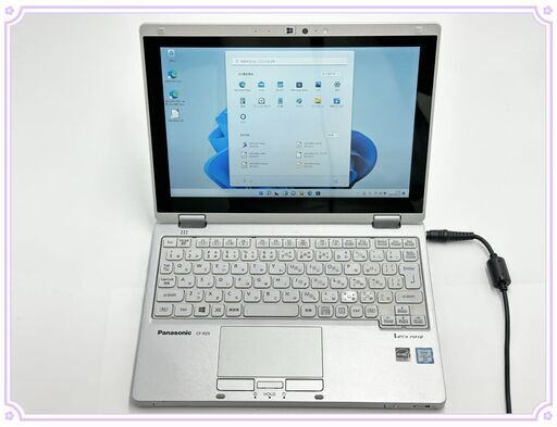 送料無料 保証付 日本製 高速SSD タッチパネル 10.1型 ノートパソコン Panasonic CF-RZ5AFDVS 中古美品 第6世代 CoreM 4GB 無線 Win11 Office