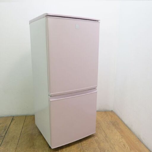 【京都市内方面配達無料】SHARP おしゃれな桜カラー ピンク 137L 冷蔵庫 CL34