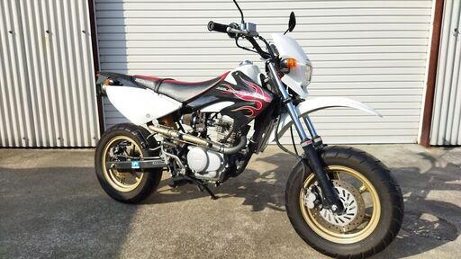 ホンダ XR100モタード HD13 115㏄ボアアップ ヨシムラキャブレター 社外マフラー 他 カスタム多数!! 4ミニ 4mini 原付2種 全国配送OK