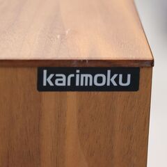 karimoku(カリモク家具) ソリッドボード ウォールナット材 キャビネットです！北欧テイストのオシャレなデザインは玄関のシューズボックスやリビングのサイドボードに。様々なものの収納にオススメ♪DD129