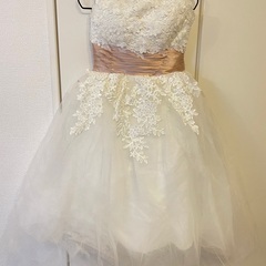 【ネット決済】結婚式　二次会　前撮り用　ミモレ丈ドレス