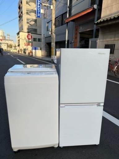 新生活家電製品㊗️2点セット冷蔵庫洗濯機大阪市内配送設置無料