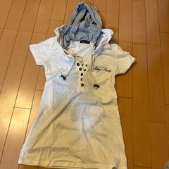 Aquanameフード付きTシャツ