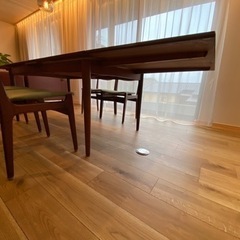 homesic ダイニングテーブルセット　伸長式アンティーク　北欧