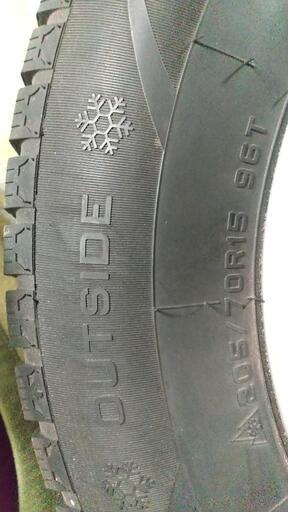 ホイール付きスタッドレスタイヤ 205/70R15 購入 2025年製