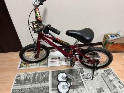 ほぼ未使用！！子供用14インチ自転車！！値下げしました！