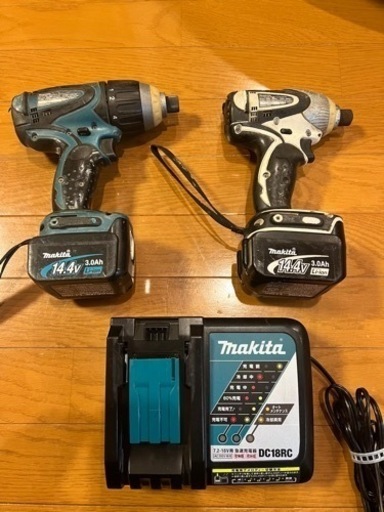 マキタ　インパクトドライバー　14.4v