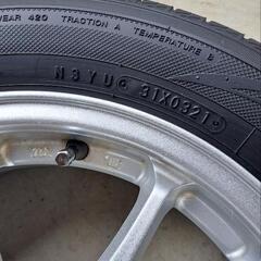 夏タイヤ&アルミ4本セット175/65 15インチ