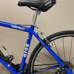 【成約済】GIOS ( ジオス ) クロスバイク MISTRAL ( ミストラル ) -PRADA プラダレザーポーチコインケース新品未使用白ホワイト