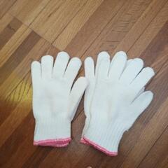 白い作業用手袋Ｍ