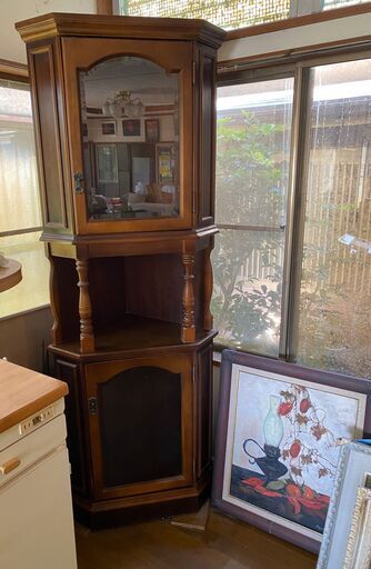 カリモク コーナー飾り棚 beginnerswla.com