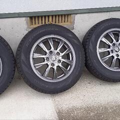 アルミホイールとスタッドレス　195/65R15　