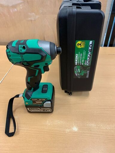 【モノマニア四日市】【引取限定】HiKOKI インパクトドライバー 14.4V WH14DB 本体・ケース・バッテリーx1・充電器