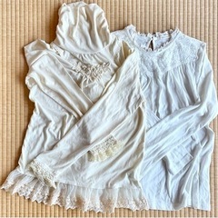 白系Tシャツ2枚組(レディース)+2枚