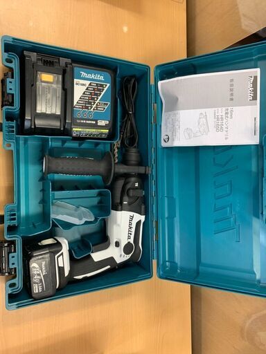 【モノマニア四日市】【引取限定】マキタ makita 14.4V 16mm ハンマドリル HR164D 本体/ケース/バッテリーx1/充電器/ドリル3本おまけ付