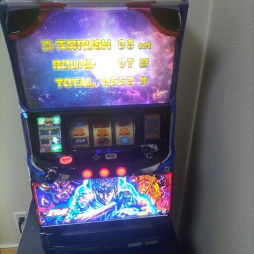 本州送料込】パチスロ中古実機 北斗の拳 天昇 くじく メダル不要機付 本州送料込】パチスロ中古実機 北斗の拳 天昇 くじく メダル不要機付