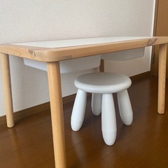 IKEA イケア FLISAT フリサット 子供用テーブル収納2...